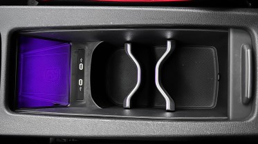 The center console offers a lot of practical features.