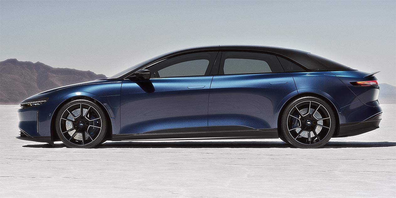 Lucid Air side